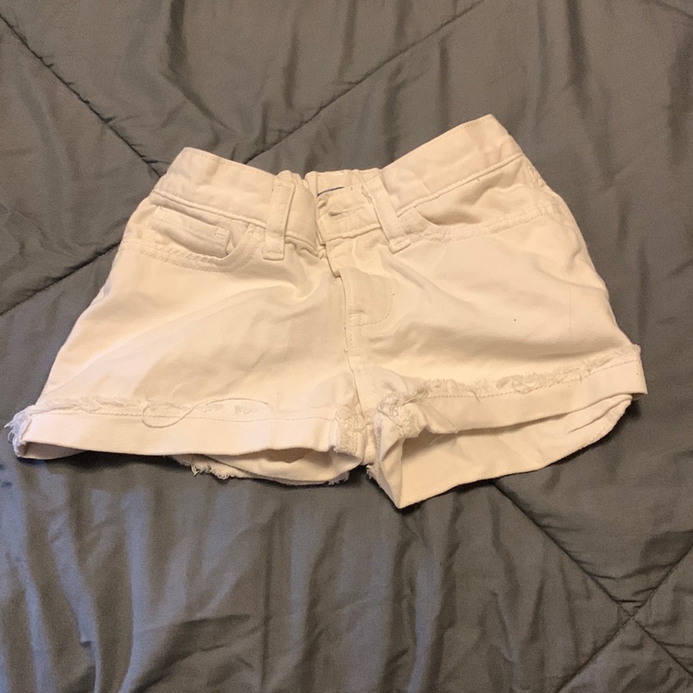 White denim shorts!